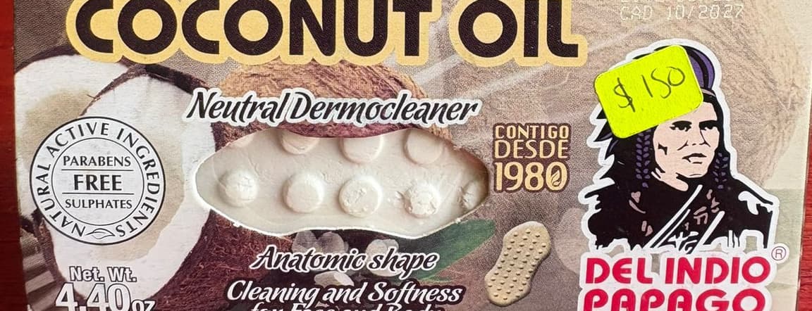 Coconut oil soap 125gr