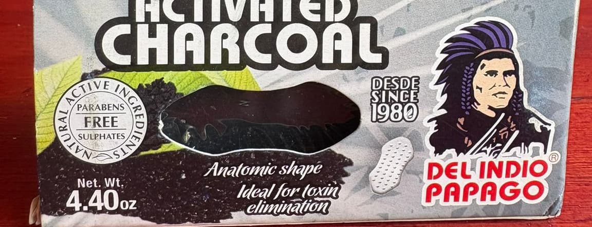 Activated charcoal soap 125gr