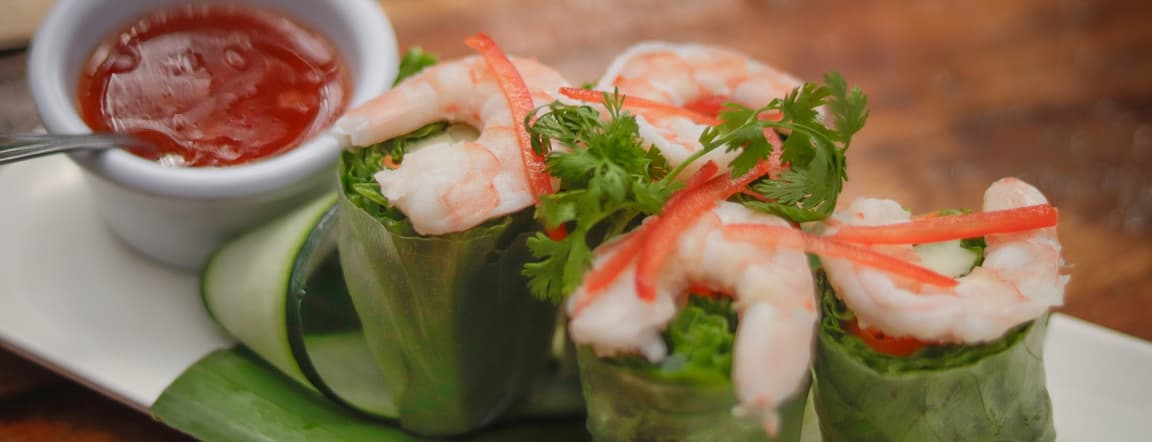 Popiah sod shrimp