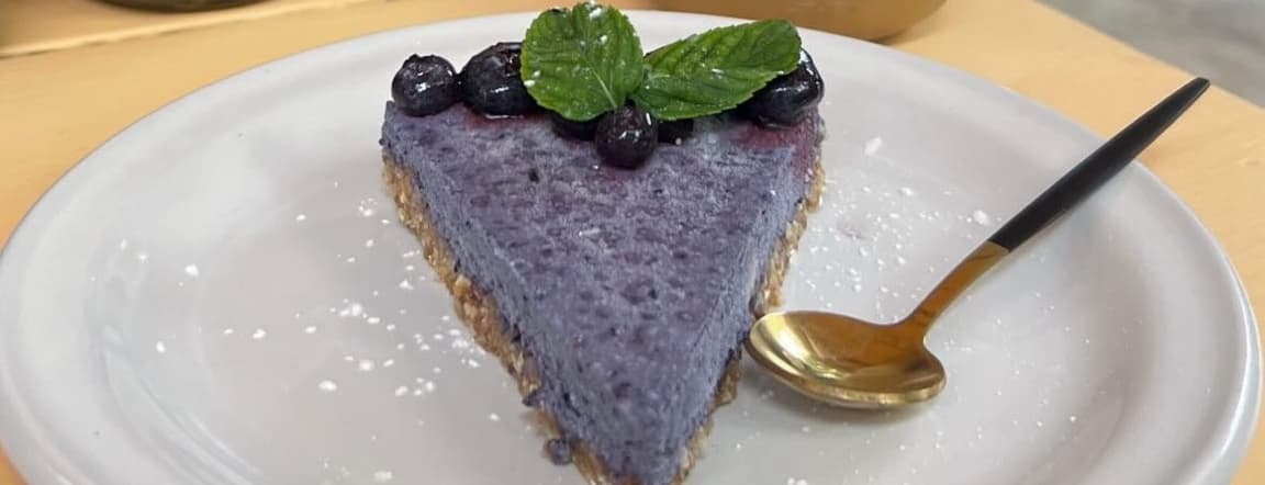 Blueberry cheesecake
