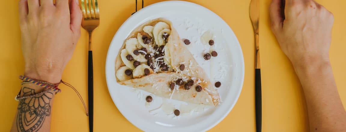 Vegan crepe