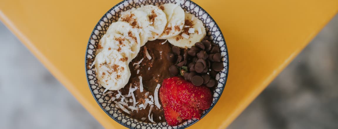 Chocolate and avocado mousse