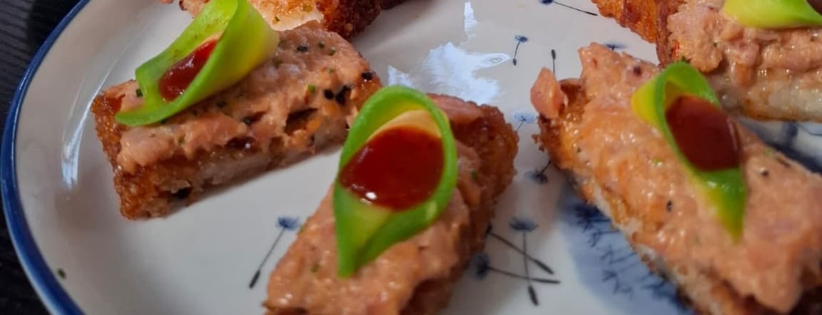 Crispy rice de atun