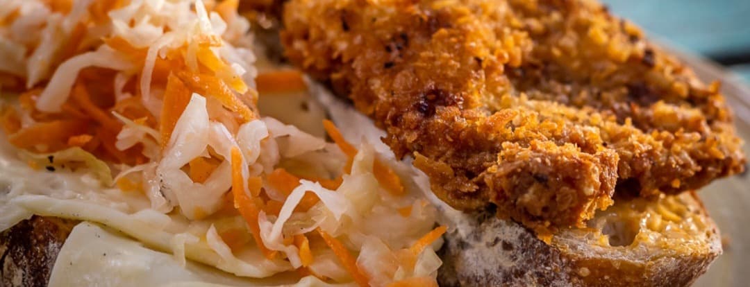 Breaded pork chops