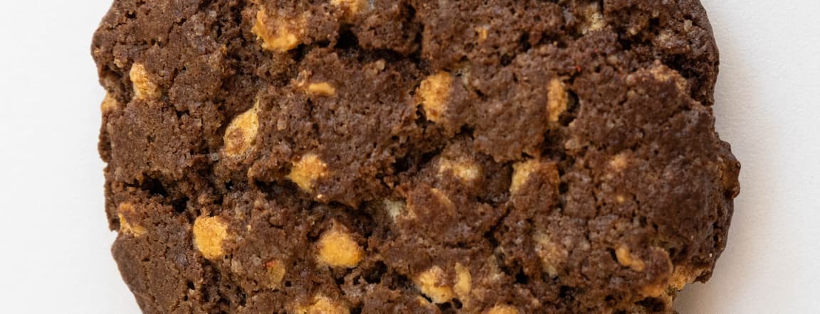Cookie cacao and white chocolate