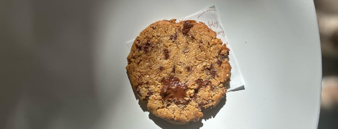 Gluten free and vegan penaut cookie