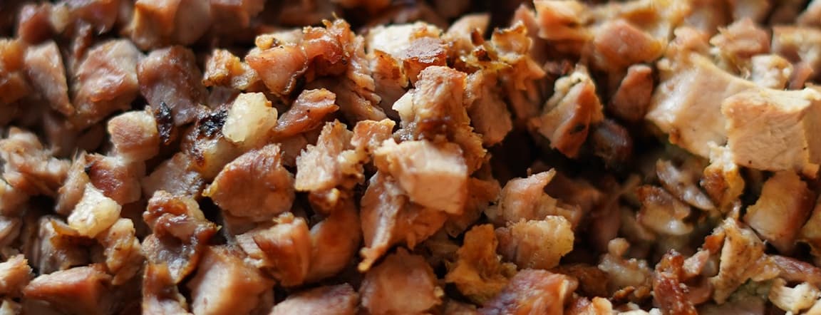 Poc-chuc (cerdo asado al carbón) (precio por 1/4 kg)