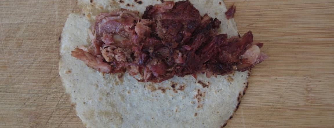 Tacos de costilla (pork rib)