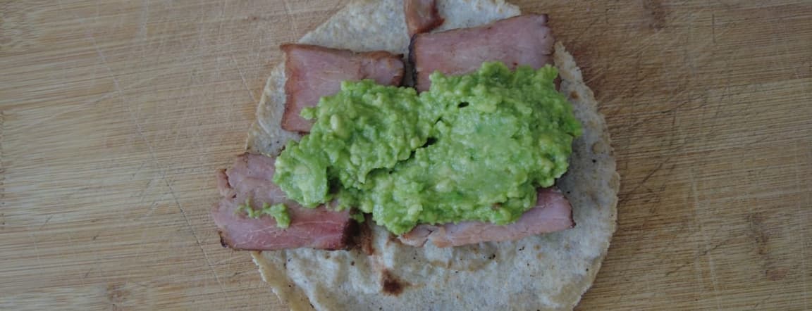 Taco de pierna (pork leg)