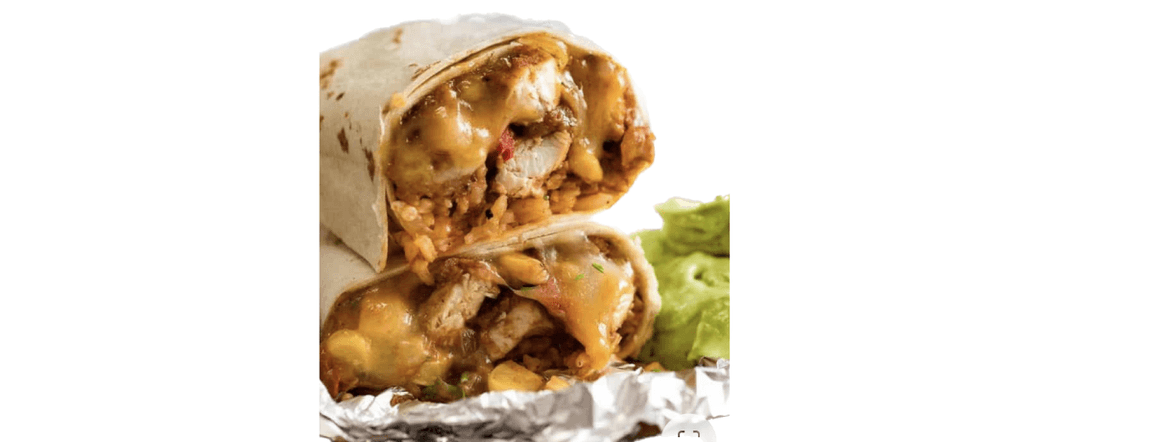 Chicken burrito