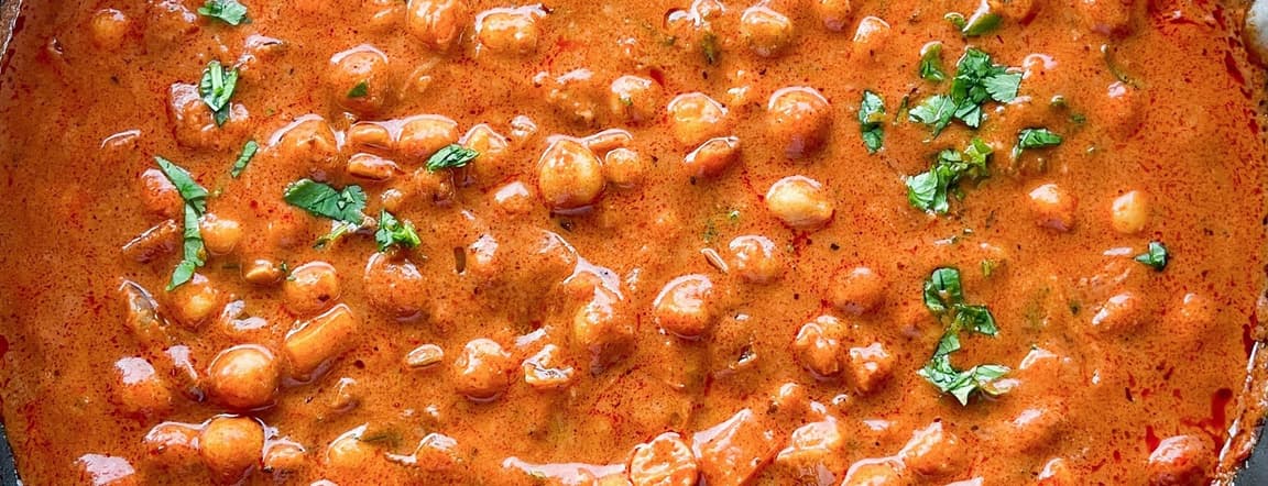 Chickpea butter masala