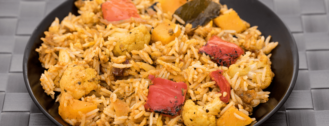 Vegetable biryani