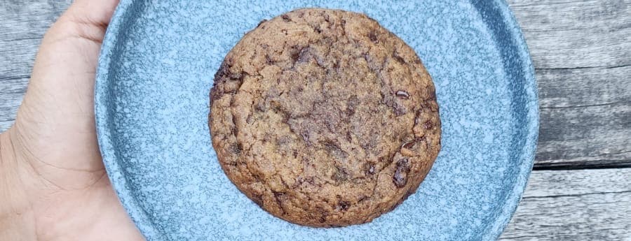 Chocolate vegan cookie