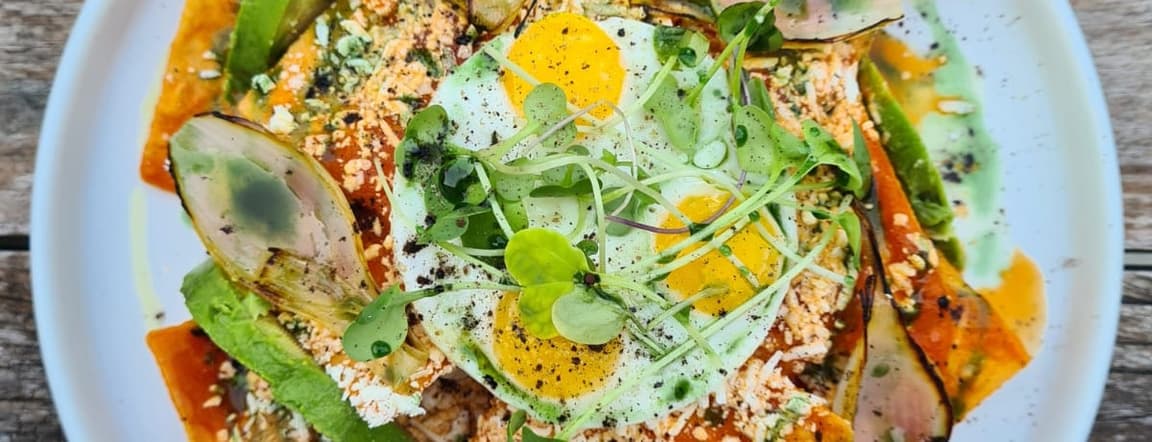 Red chilaquiles
