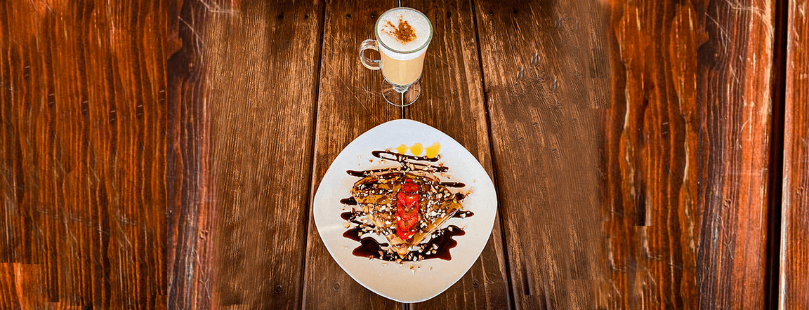 Promo crepa + hot beverages