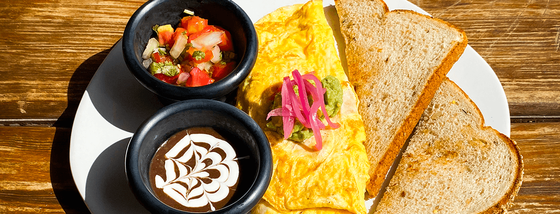 Vegetarian omelette