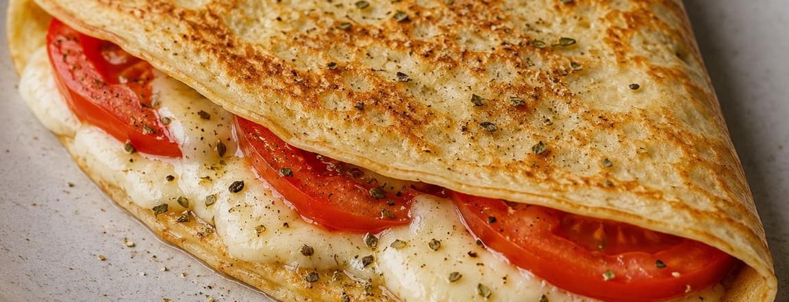 Crepe caprese