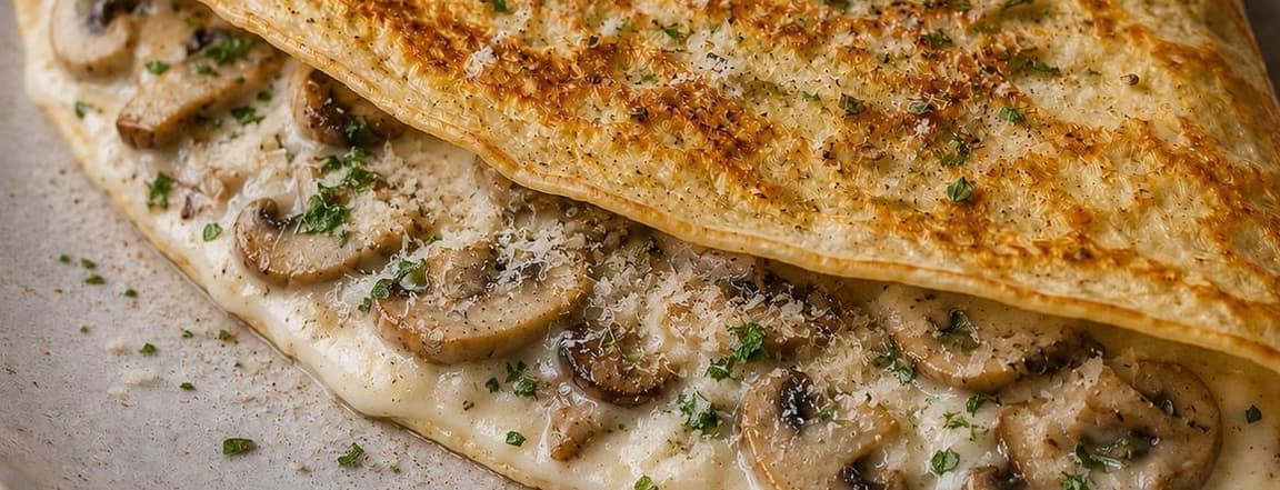 Crepe champignons