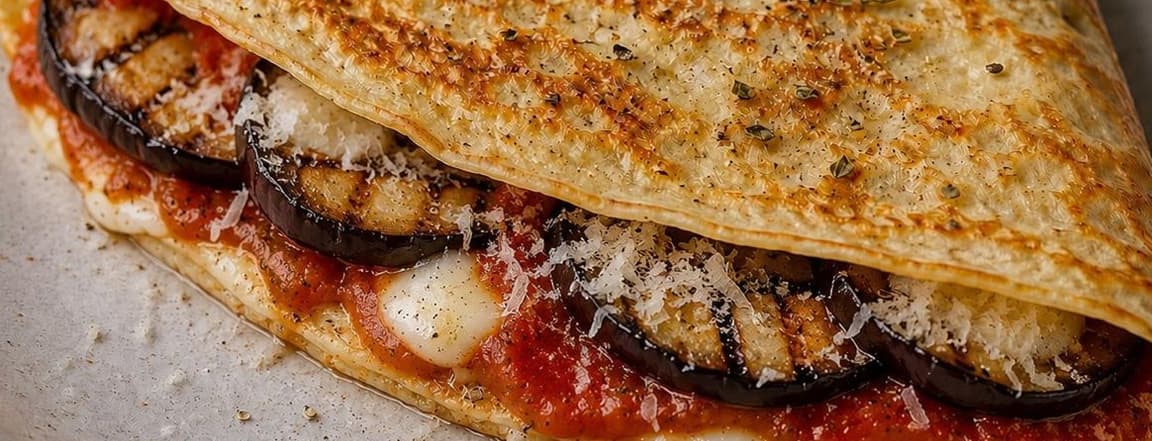 Crepe parmigiana