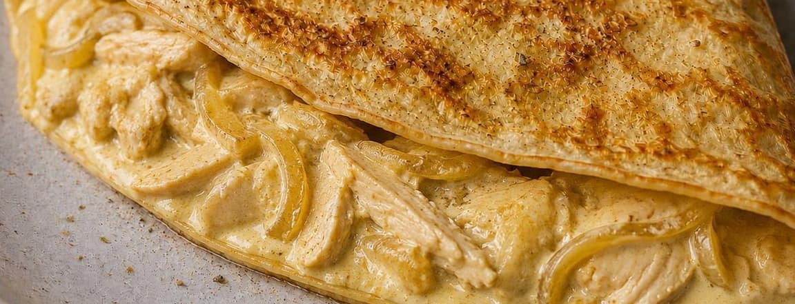 Crepe chicken