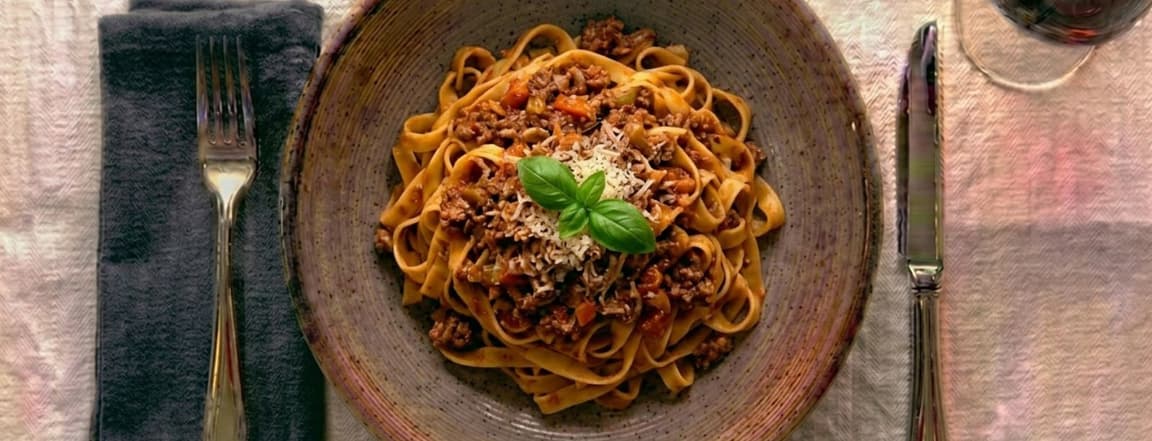 Tagliatelle bolognese