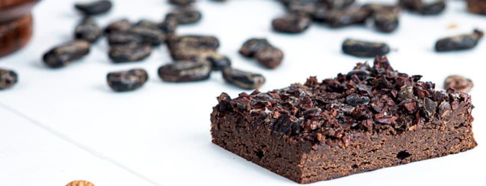 Vegan, gluten free almond brownie (1 piece)
