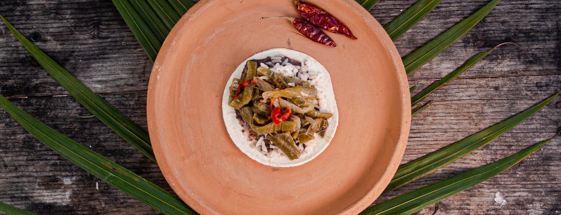 Vegetables taco
