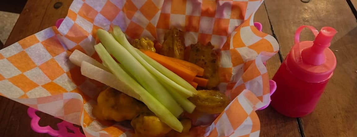 6 Bbq wings