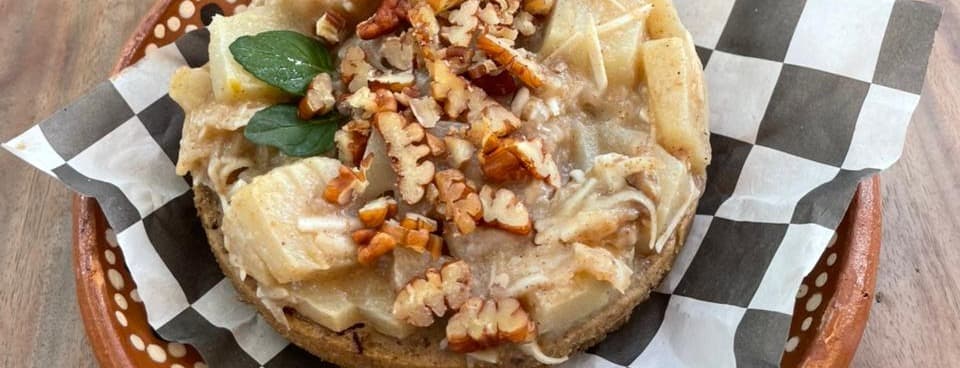 Postre suave sin gluten