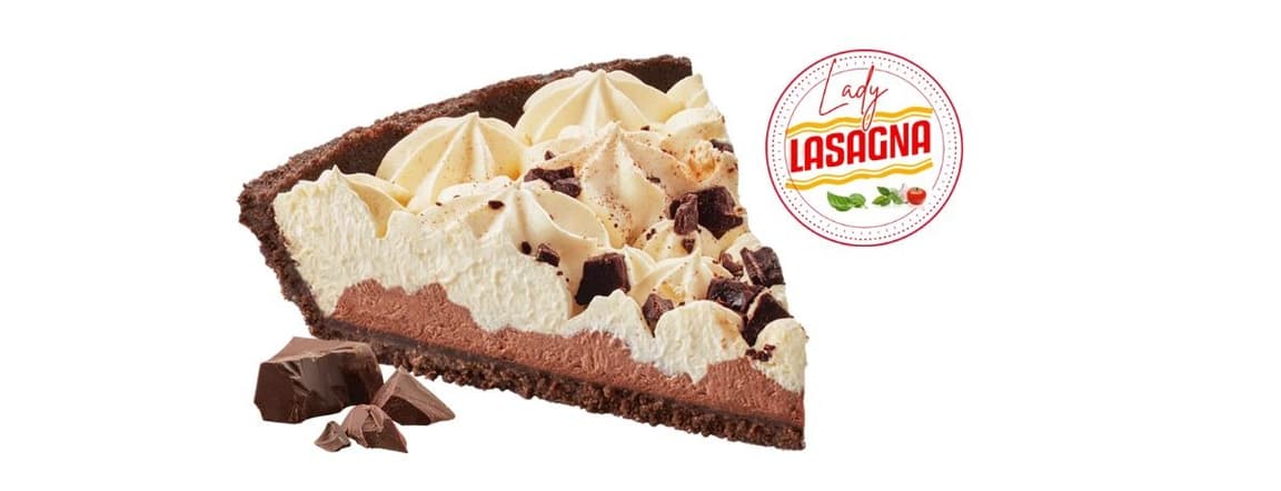 Chocolate and cream cheesecake
