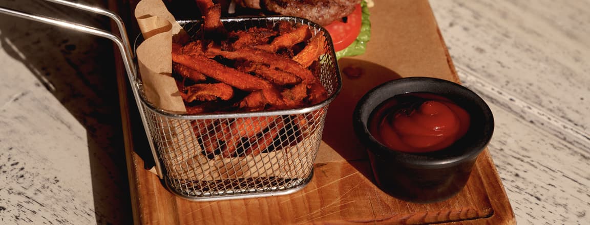 Extra french fries sweet potato