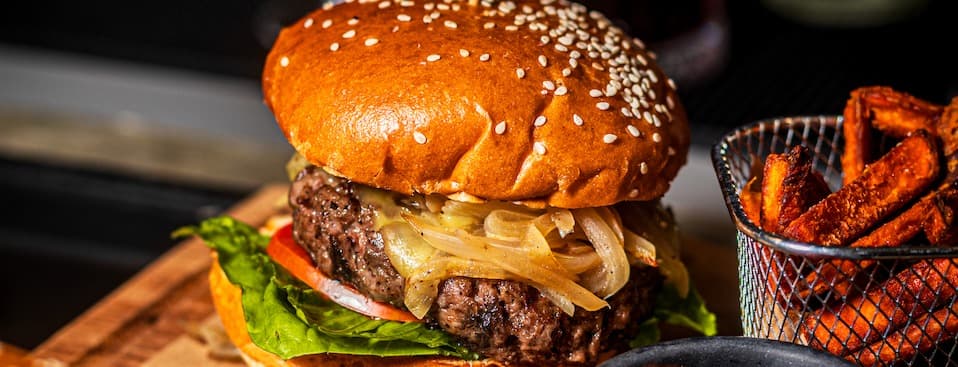 Falafel burger
