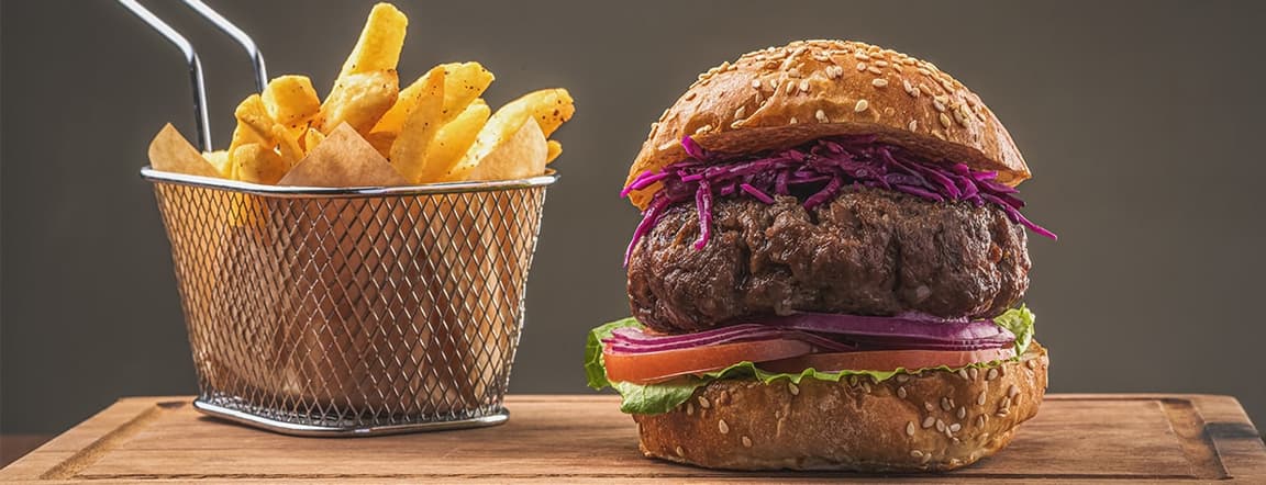 Kebab burger