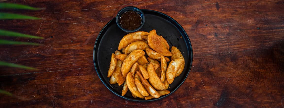 Potato wedges large