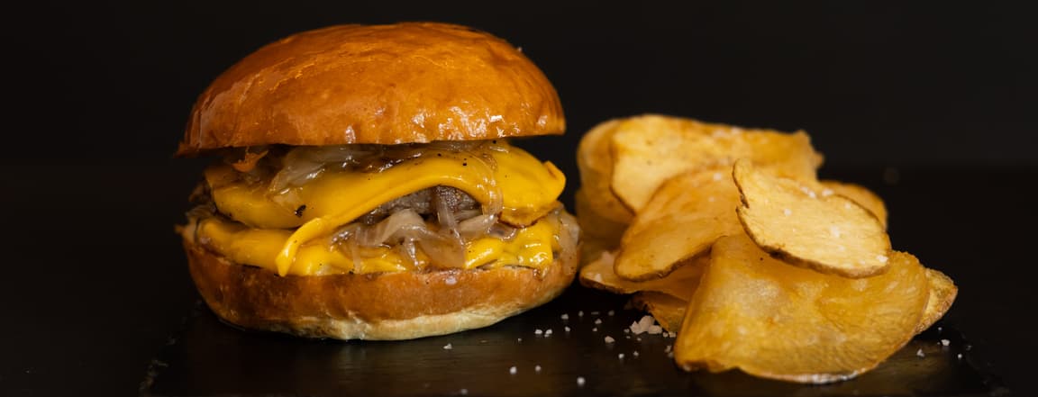 Smashed burger