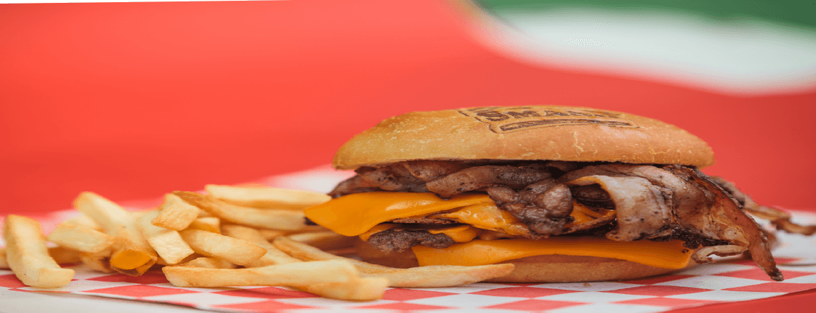 Chessebacon burger