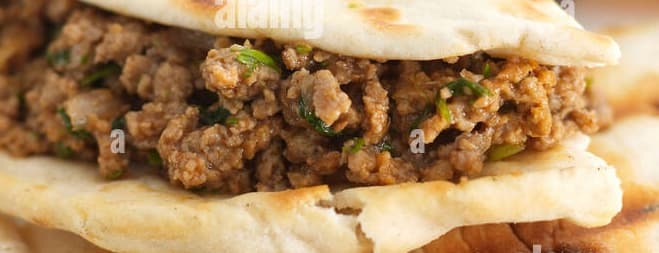 Naan hamburger