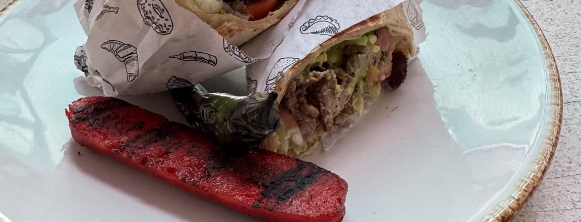 Big burrito grilled