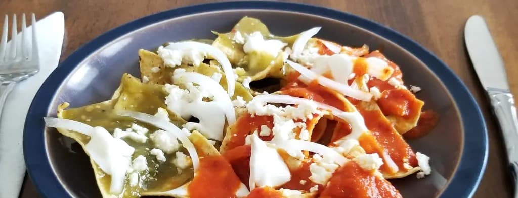 Divorced sauce chilaquiles