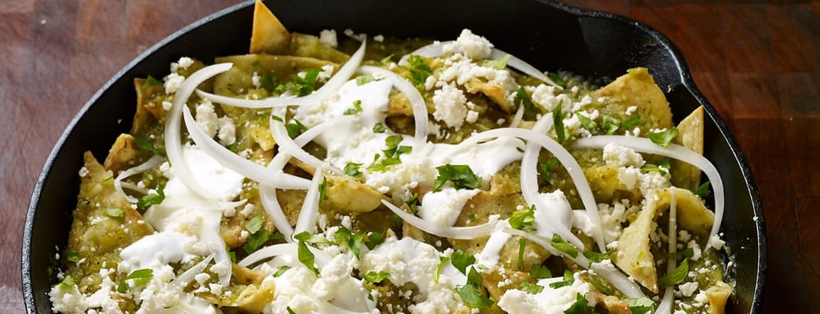 Green sauce chilaquil