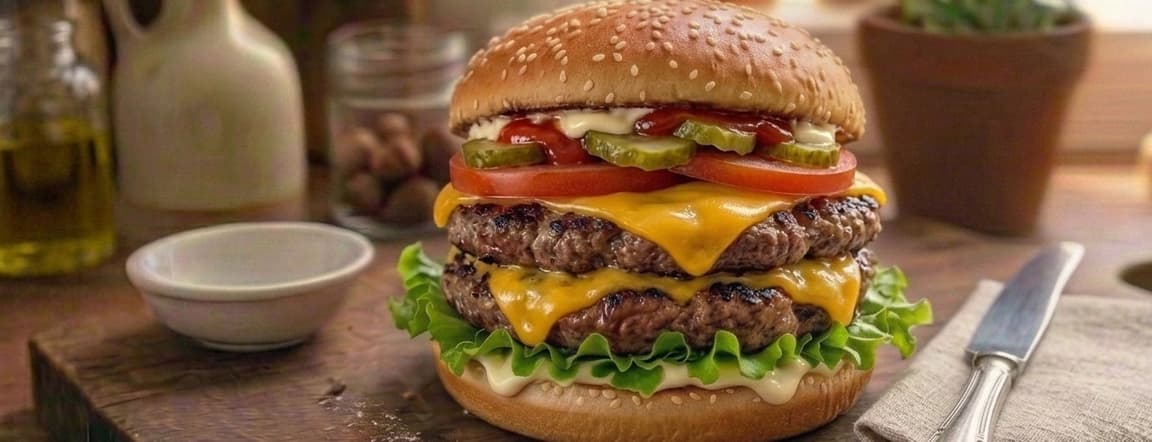 Mc double burger