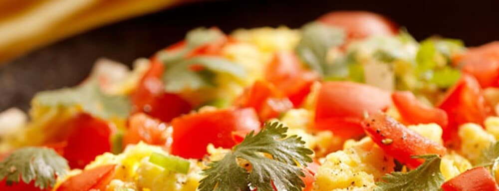Mexican style eggs