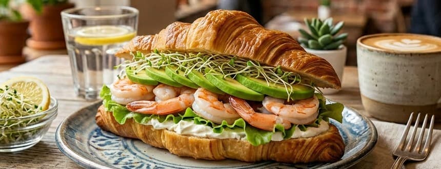 Shrimp croissant