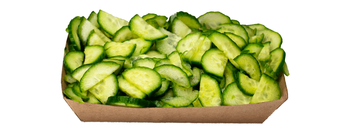 Cucumber & onion salad