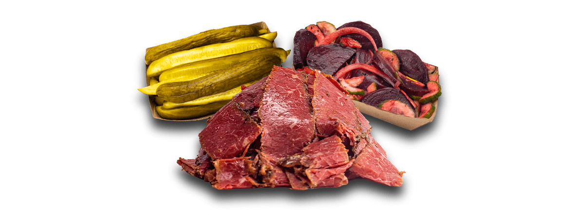 Pastrami platter + 2 sides