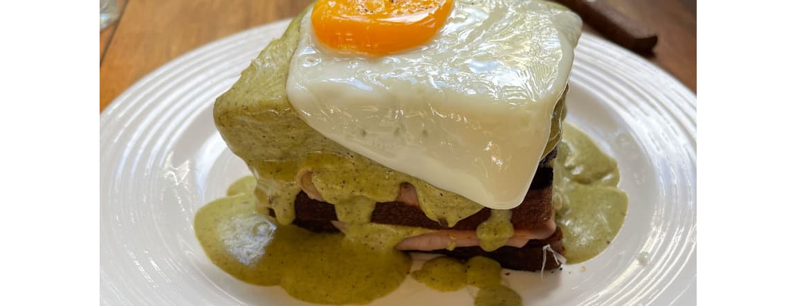 The croque poblano