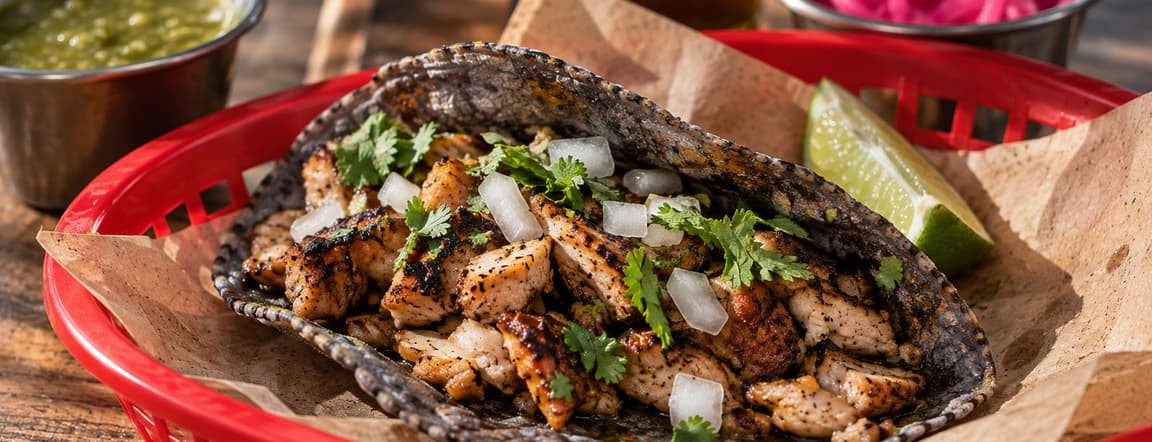 Taco de pollo