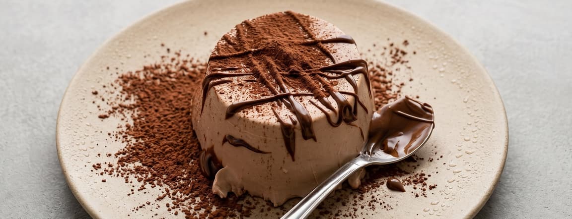 🍫 Dark italian chocolate pannacotta - nutella drizzle