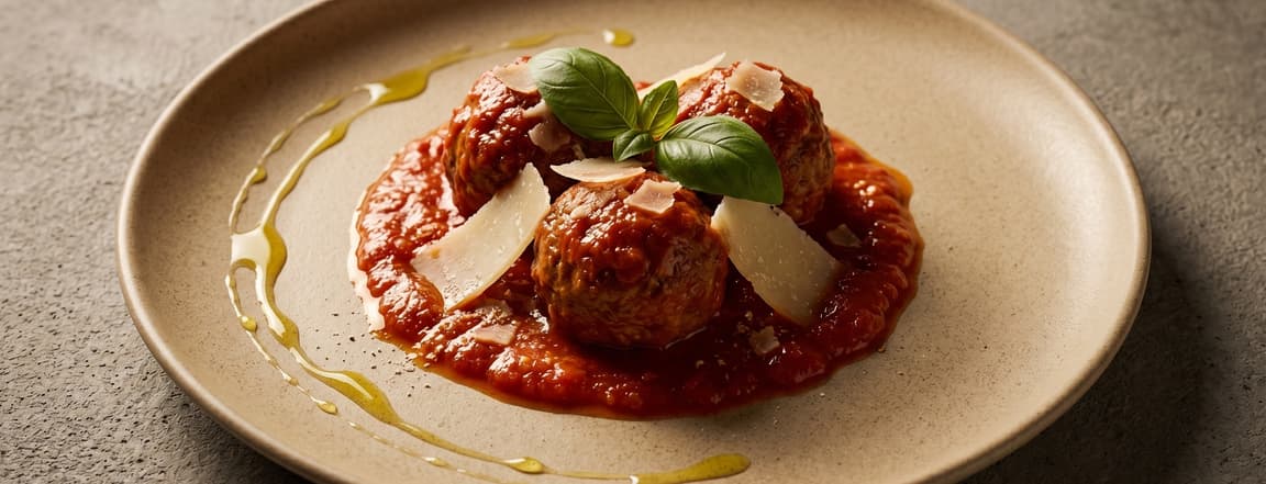 🇮🇹 Gourmet tomato-sauce meatballs - 100% premium beef