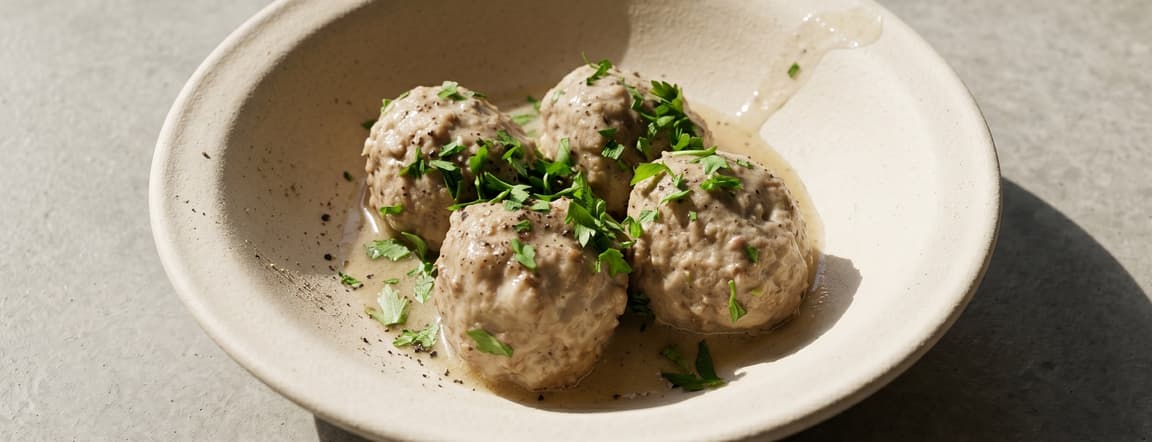 🇮🇹 Gourmet white wine meatballs - 100% premium beef